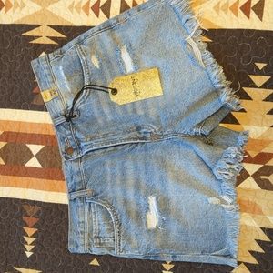 Vibrant MIU Denim Shorts